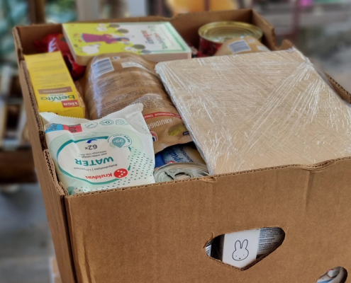 Sponsoractie 'Gered met een pakket!